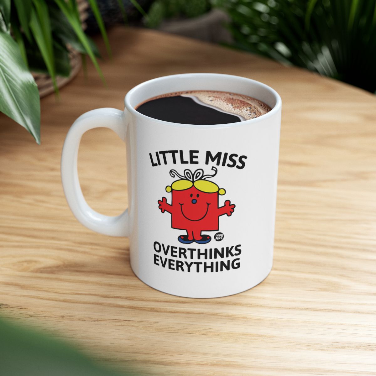 Little Miss Overthinks Everything Coffee Mug