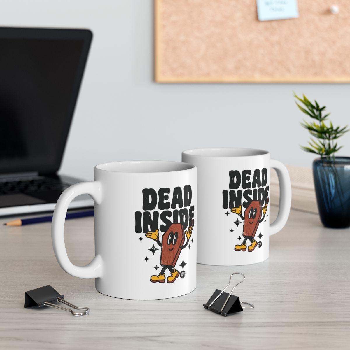 Dead Inside Funny Coffee Mugs for Office or Home Use