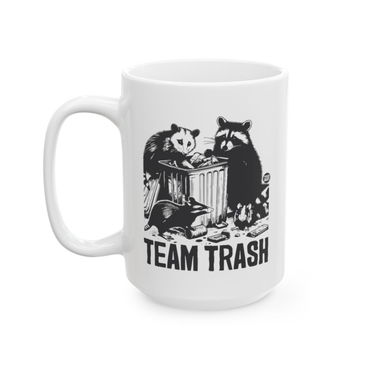 Team Trash Raccoons Printed Mug