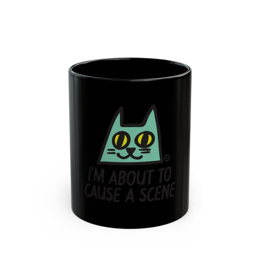 I'm About to Cause a Scene Cat Mug Product