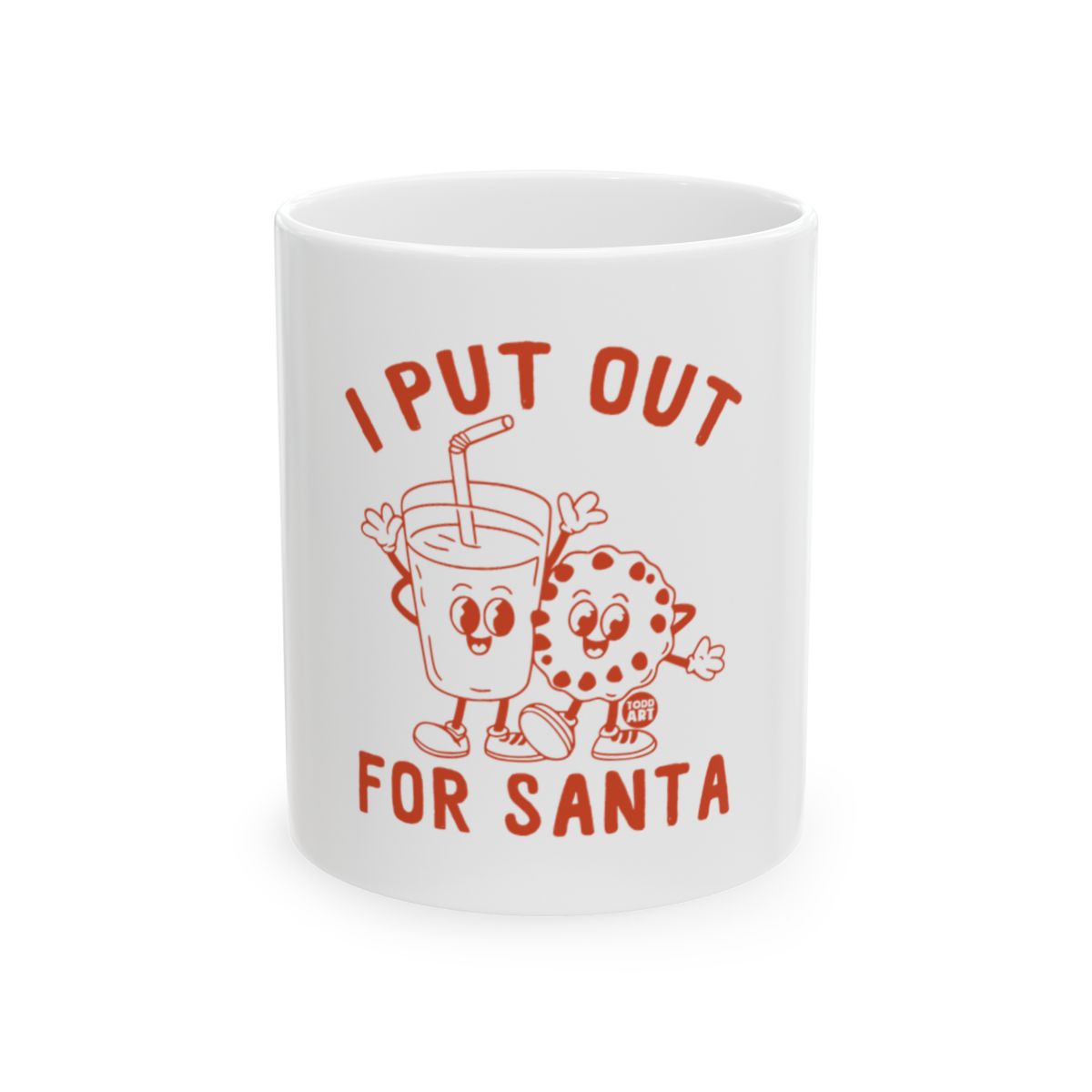 I Put Out For Santa fun holiday mug product