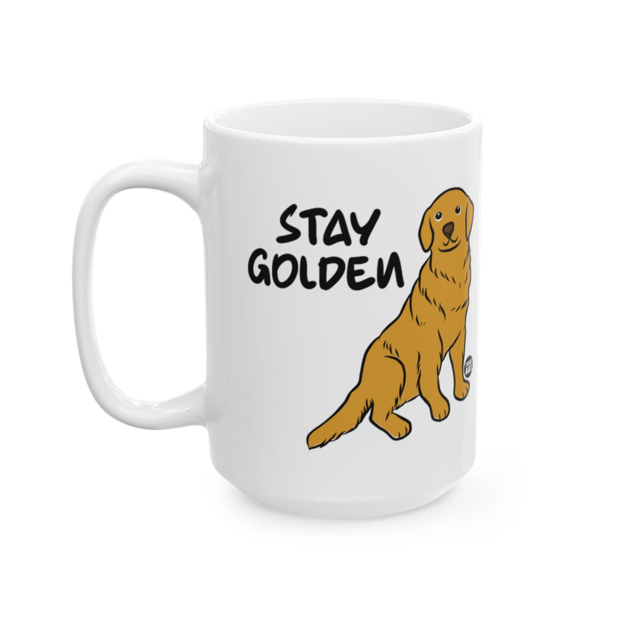 Stay Golden Mug with Cute Golden Retriever Design