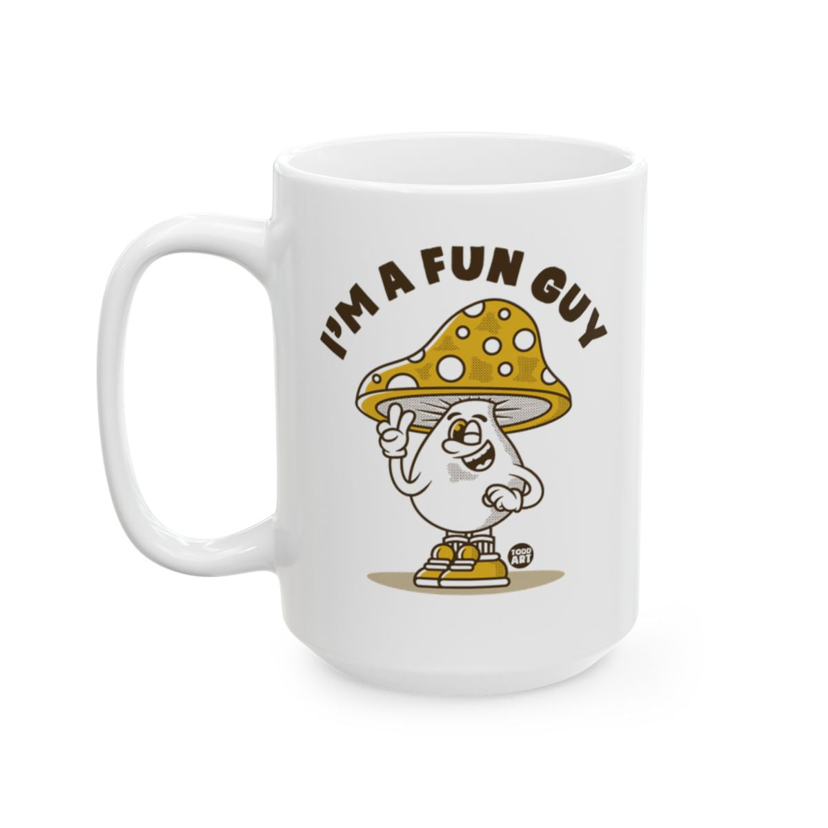 I'm a Fun Guy Mushroom Graphic Mug for Coffee Lovers