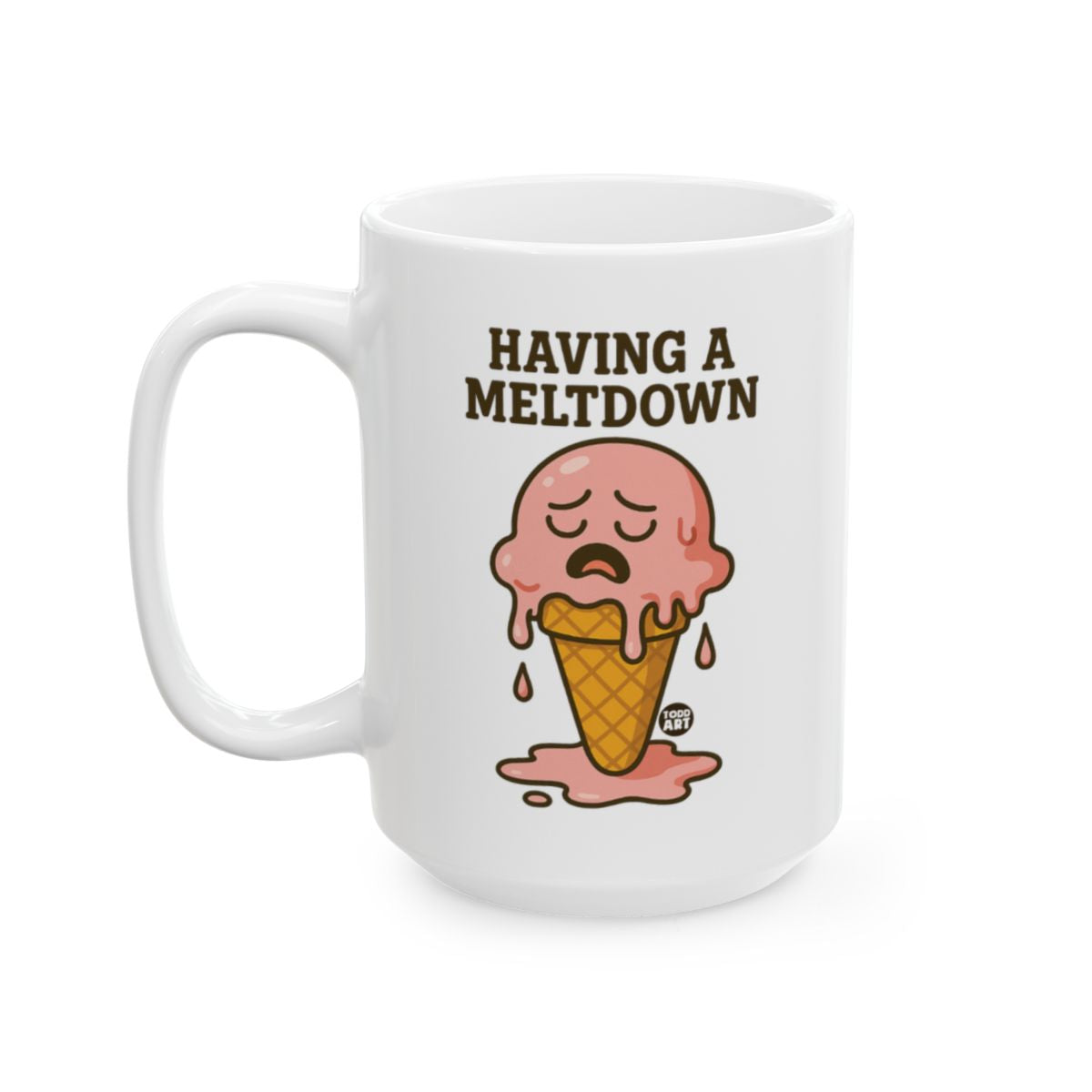 Having a Meltdown Ice Cream Graphic Mug