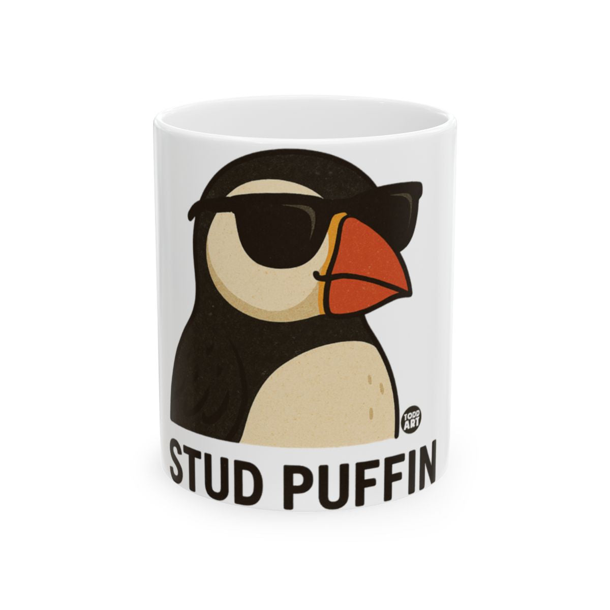 Funny Stud Puffin Mug for Bird Lovers