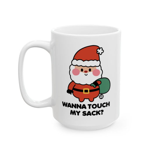 Wanna Touch My Sack Santa Coffee Mug Product