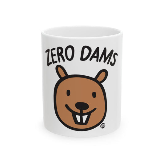 Zero Dams Beaver Cartoon Design Mug