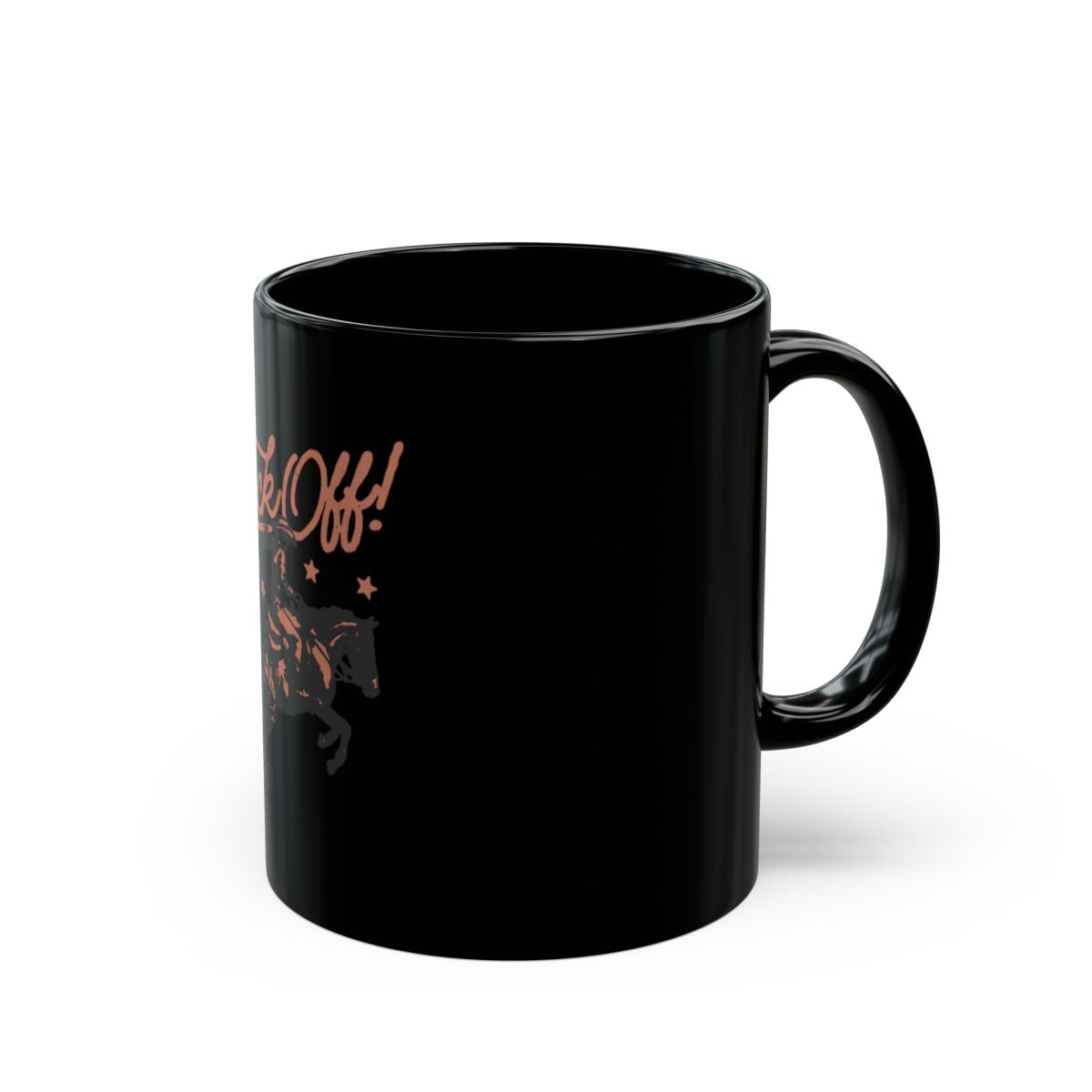 Funny Horse Graphic Kick Off Coffee Mug