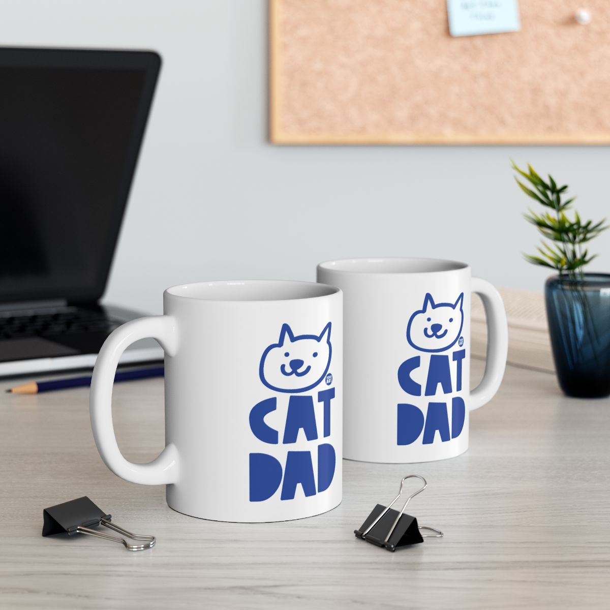 Cat Dad Mug with Adorable Cat Design