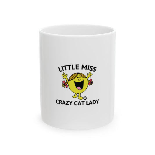 Little Miss Crazy Cat Lady Fun and Quirky Mug