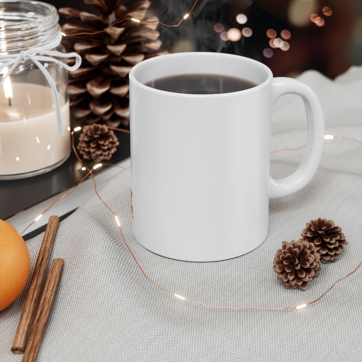 Cozy Winter Hot Beverage Mug for Relaxed Evenings