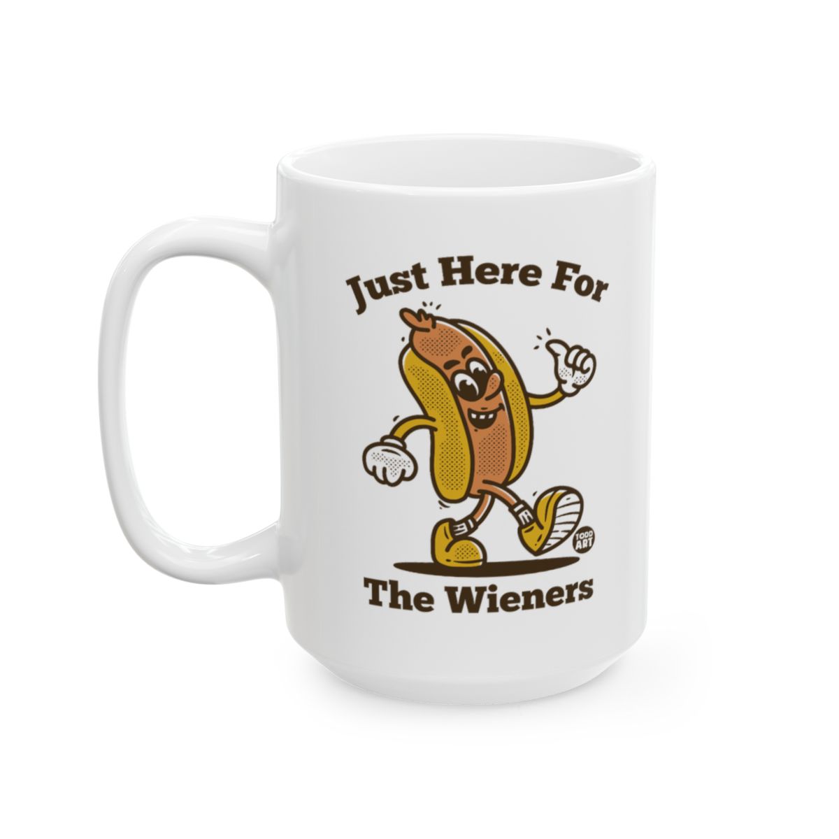 Just Here For The Wieners Graphic Mug Product
