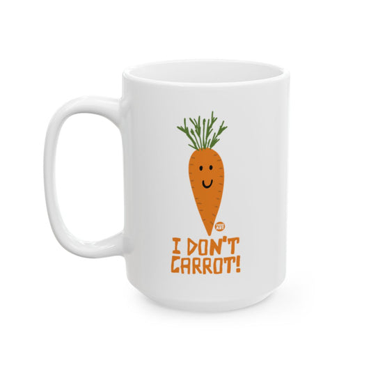 Fun Carrot Design with Humorous Quote Mug