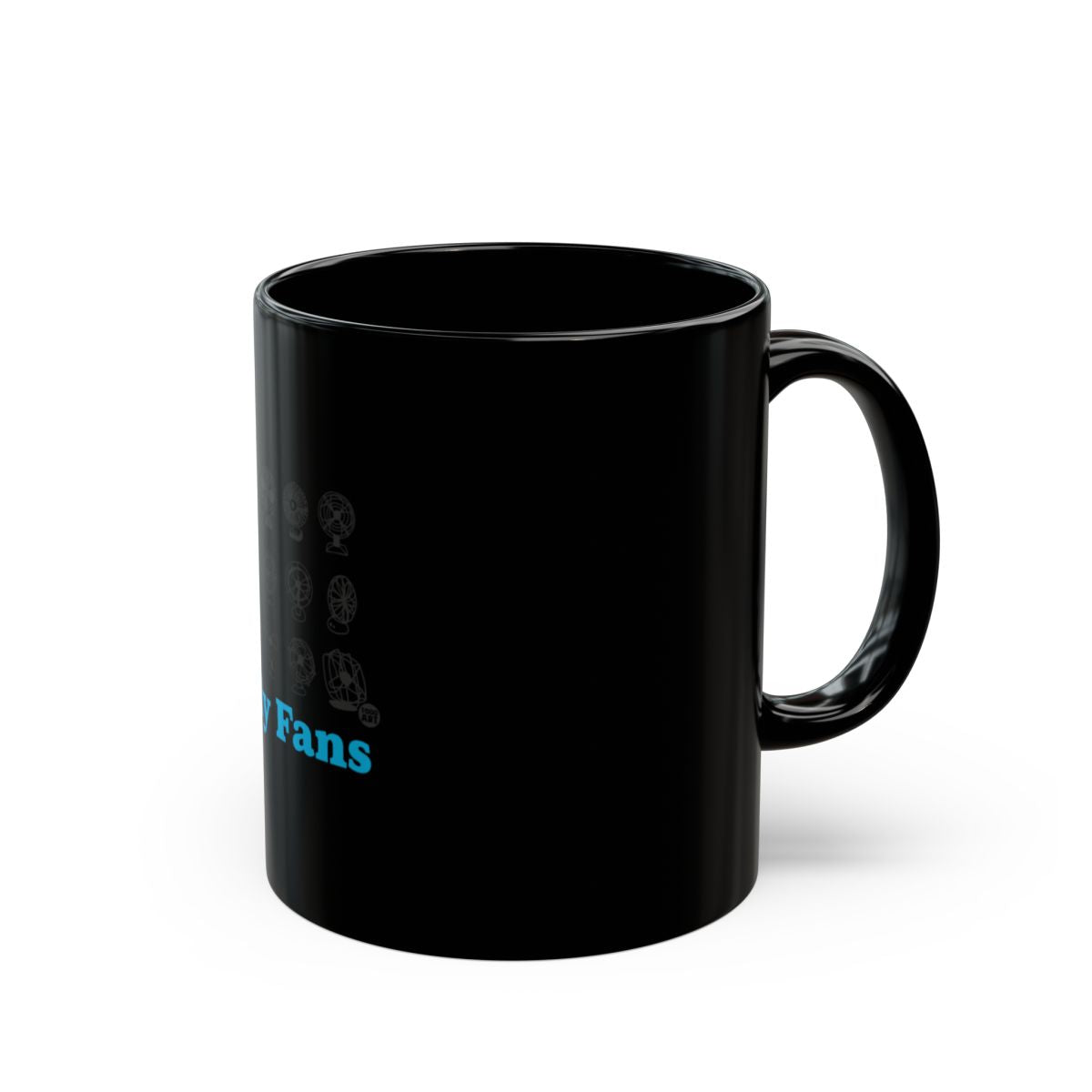 Black Mug With Unique Print for Savvy Fans