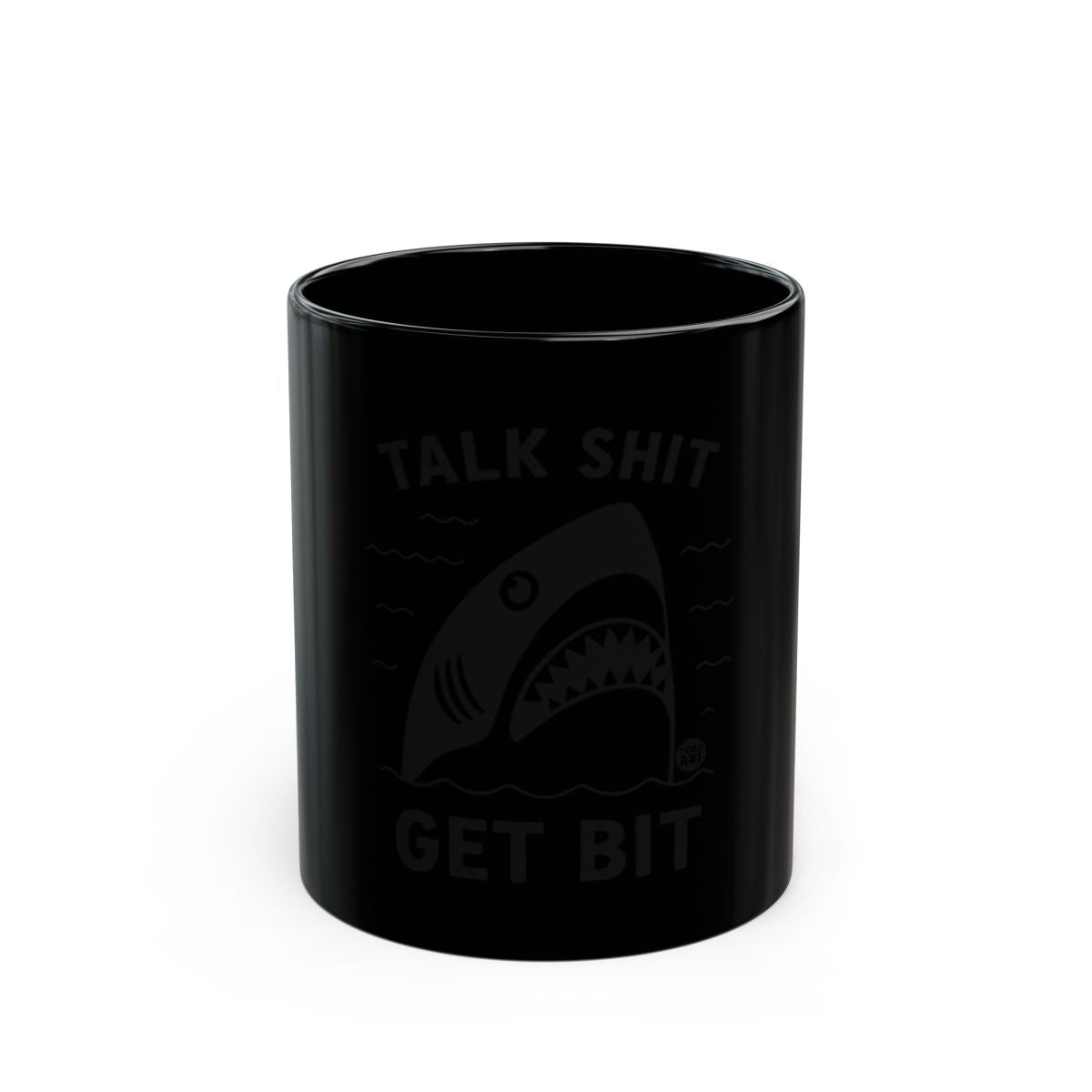 Shark Talk Shit Get Bit Motivational Mug for Coffee Lovers