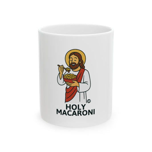 Holy Macaroni Funny Mug Holy Macaroni Design Mug