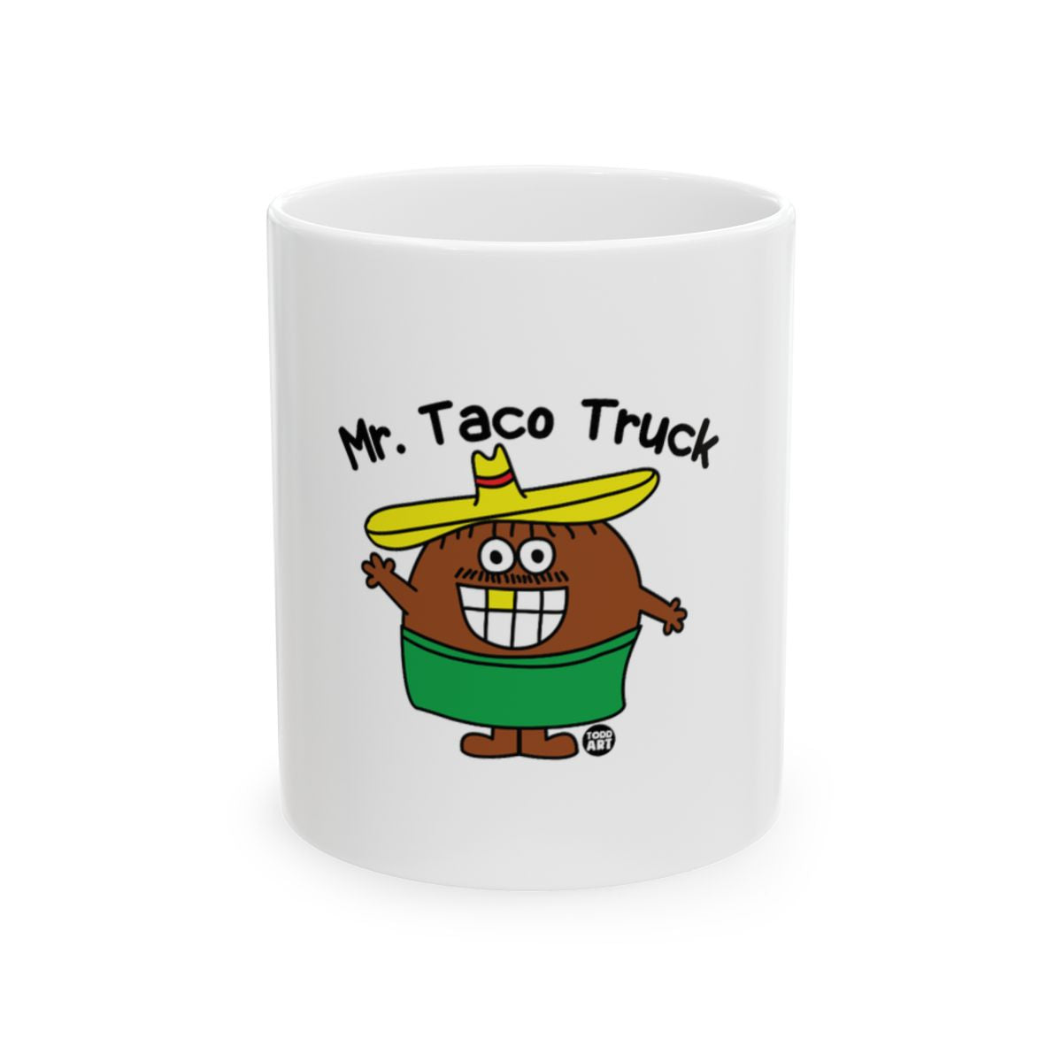 Mr. Taco Truck Fun Character Mug for Coffee Lovers