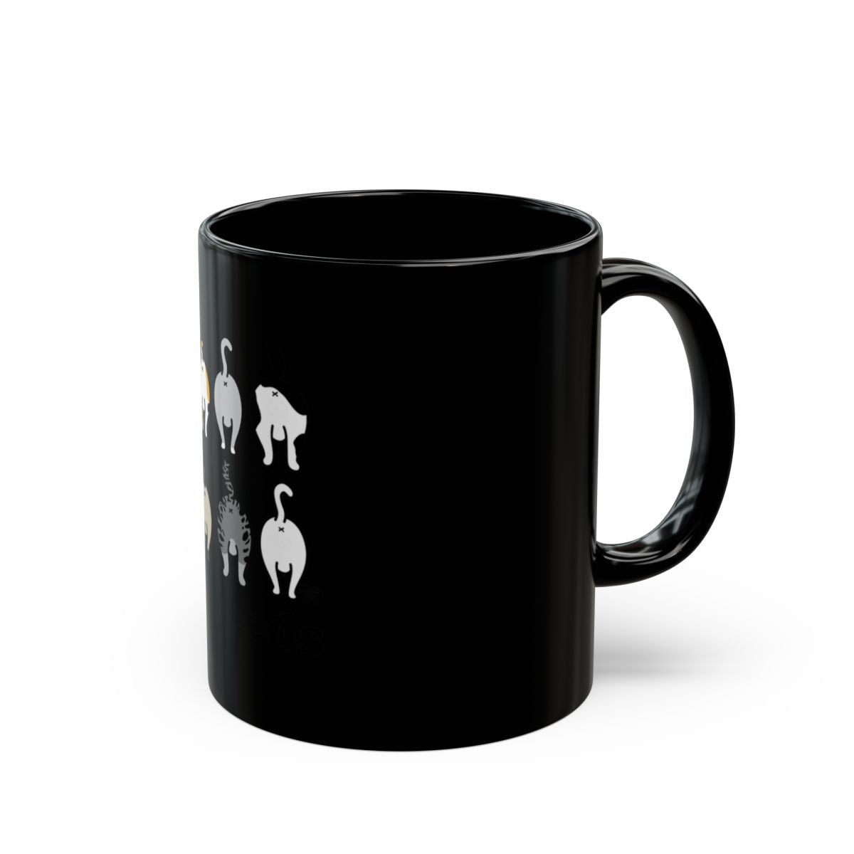Whimsical Animal Rear View Ceramic Mug for Your Collection