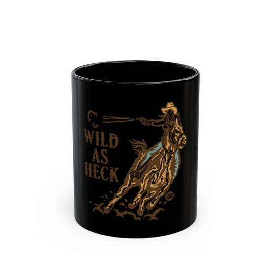 Wild As Heck Rodeo Horse Design Drinking Mug