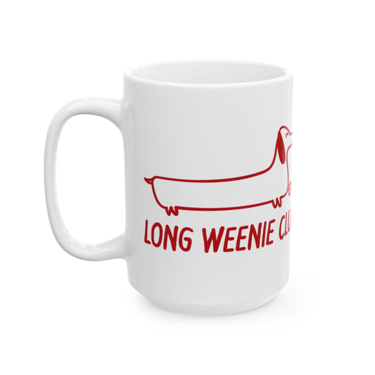 Long Weenie Club Dachshund Mug for Dog Lovers