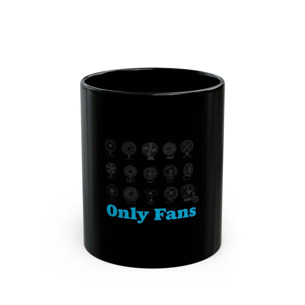 Only Fans Printed Black Mug Product