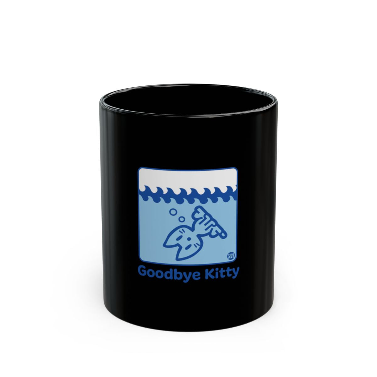 Goodbye Kitty Funny Graphic Mug