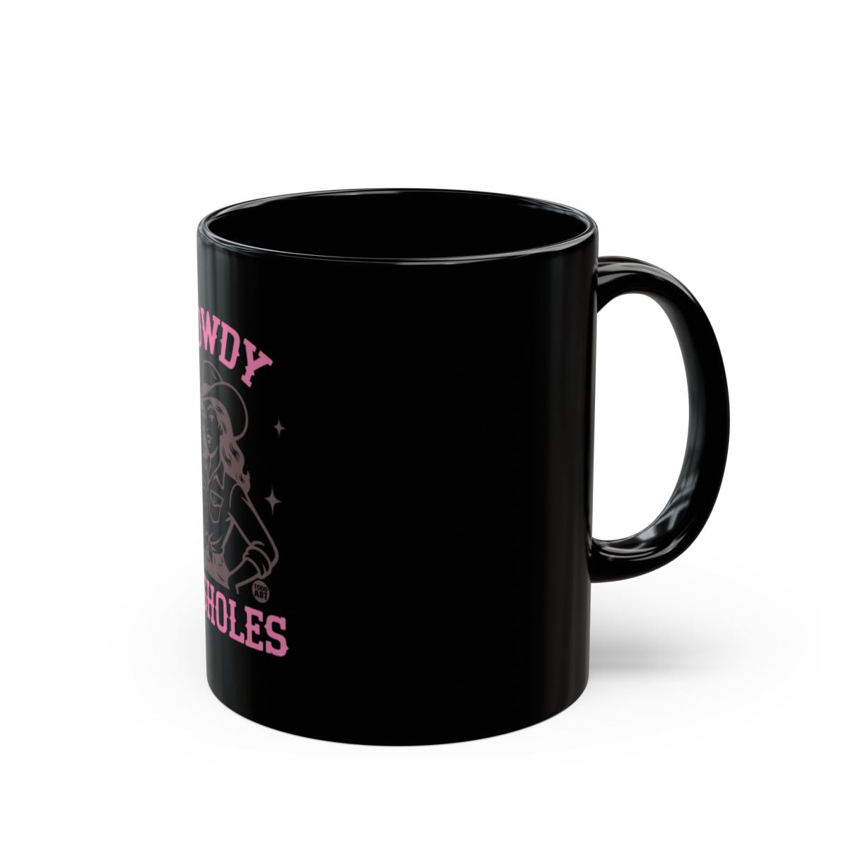 Howdy Ghost with Cowboy Hat Design Mug