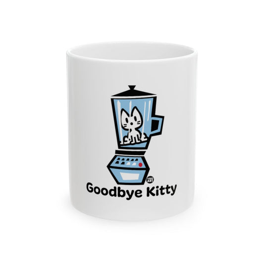 Funny Goodbye Kitty Blender Design Mug Product