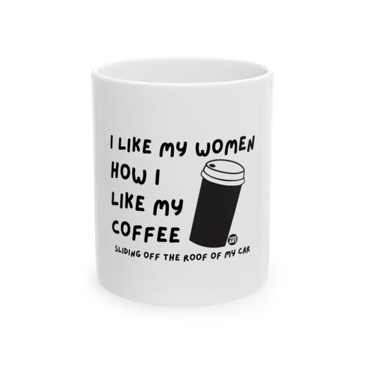 I Like My Coffee Mug with Fun Quote for Coffee Lovers
