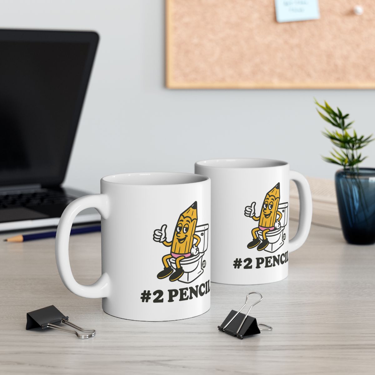 Cute Cartoon #2 Pencil Design Mug for Office Desk