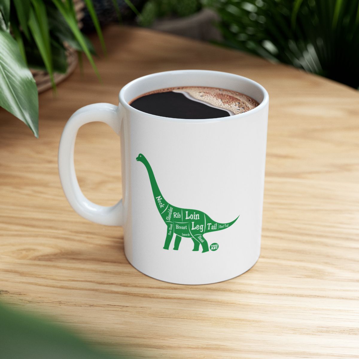 Brontosaurus Diagram Cool Unique Coffee Mug