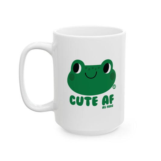 Cute AF Frog Funny Design Coffee Mug