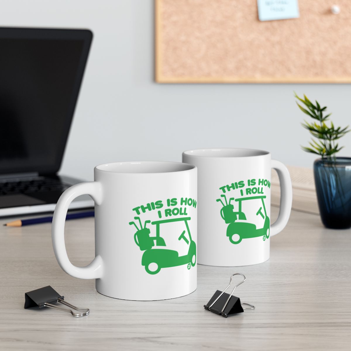 This Is How I Roll with Golf Cart Design Mug