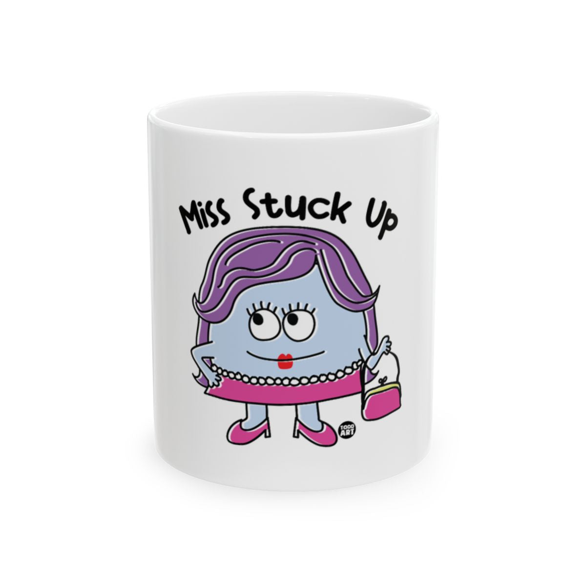 Miss Stuck Up Cartoon Character Mug for Coffee Lovers