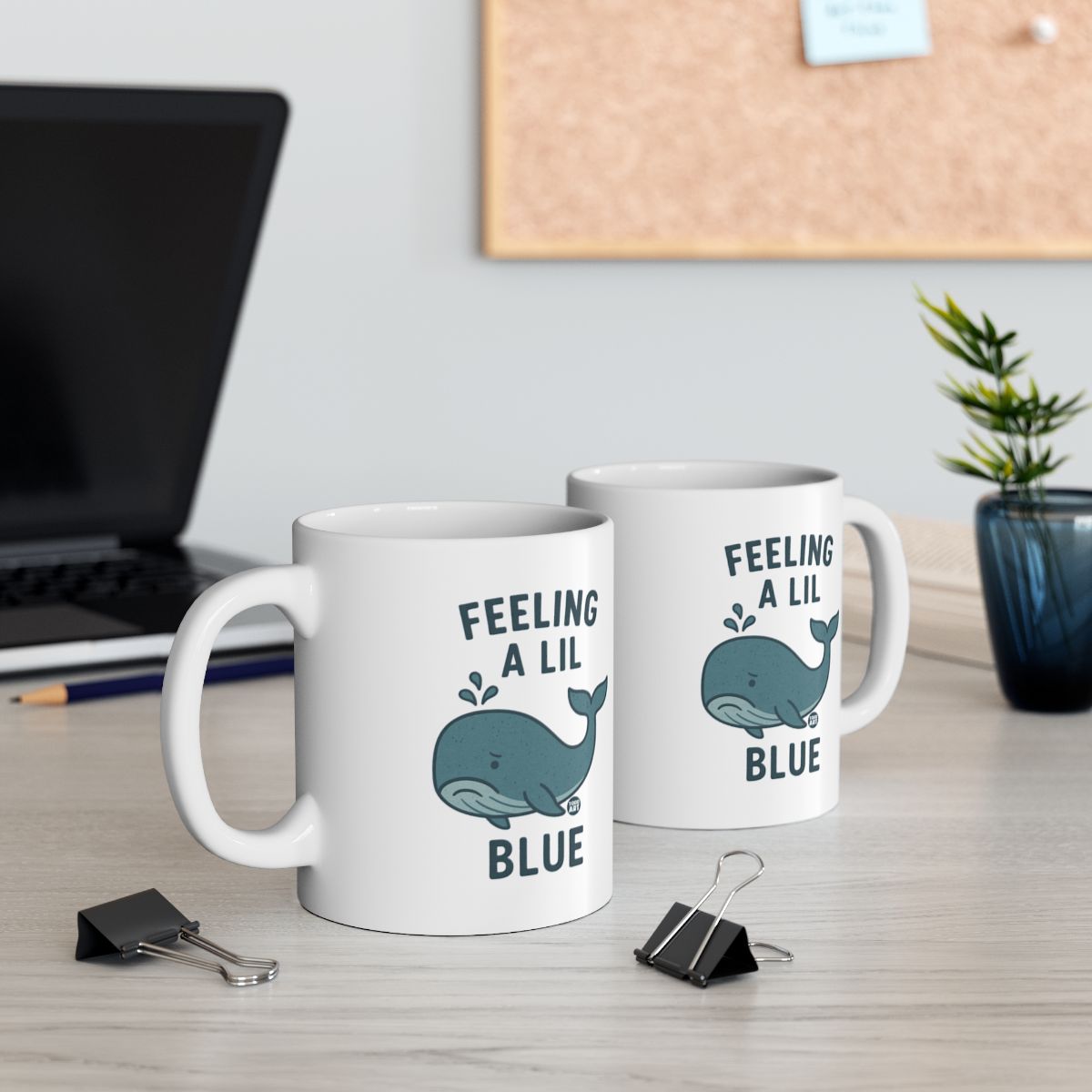 Feeling a Lil Blue Mug for a Cheery Morning