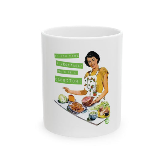Funny Retro Vegetable Pun Mug for Kitchen Decor
