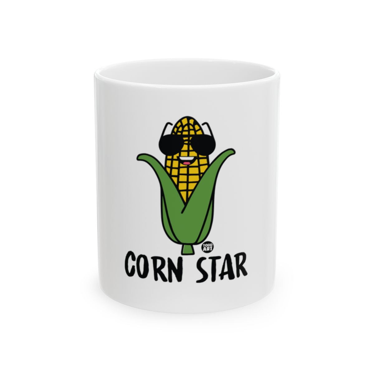 Funny Corn Star Graphic Mug for Kitchen Use