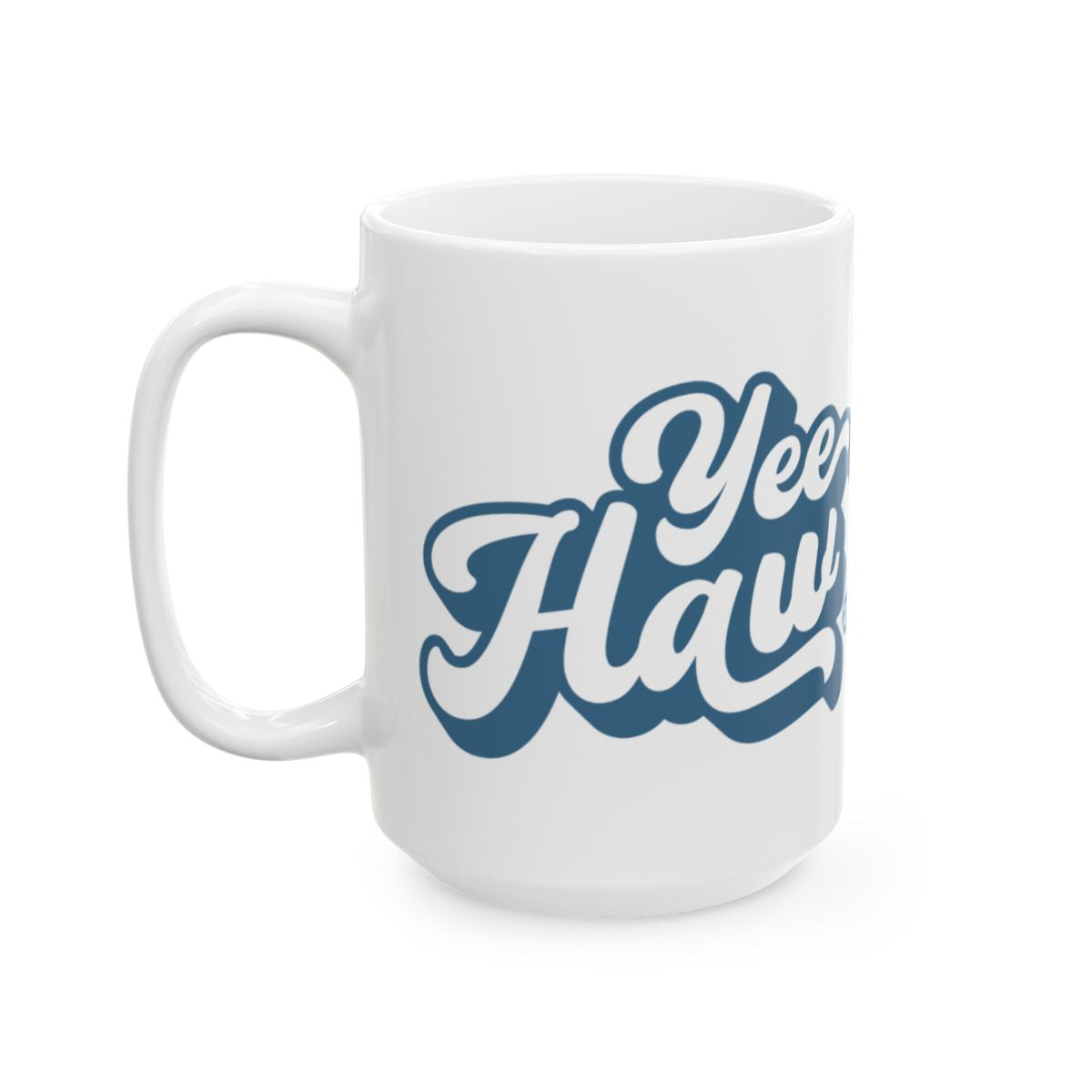 Yee Haw Mug Fun and Bold Cowboy Theme Coffee Mug