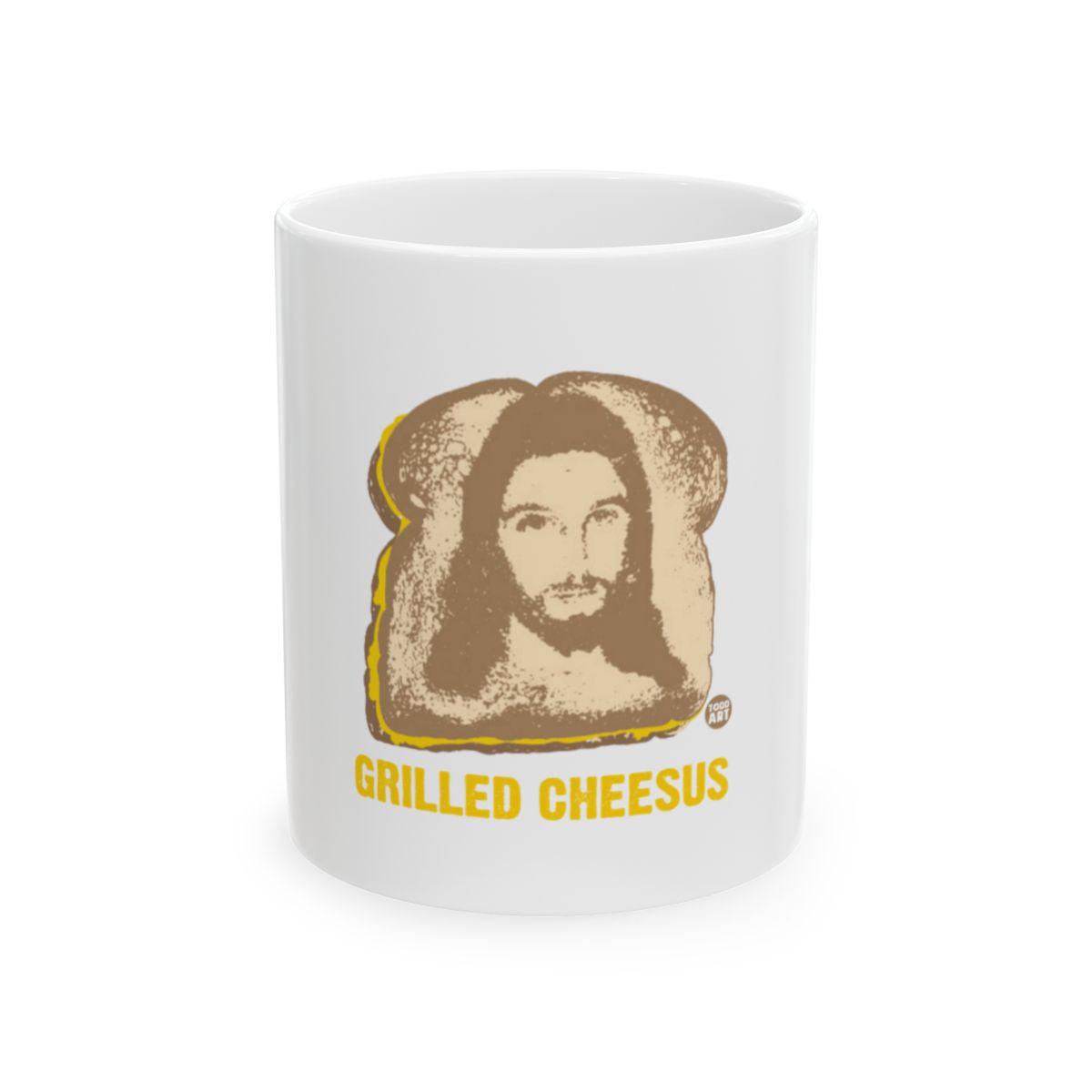 Grilled Cheesus Funny Coffee Mug for Unique Gift