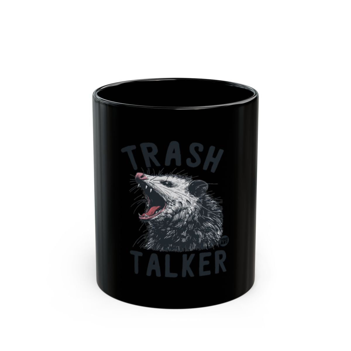 Trash Talker Funny Opossum Graphic Mug