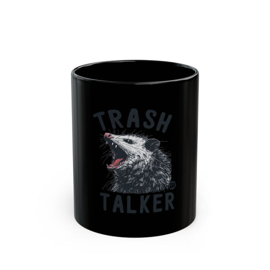 Trash Talker Funny Opossum Graphic Mug