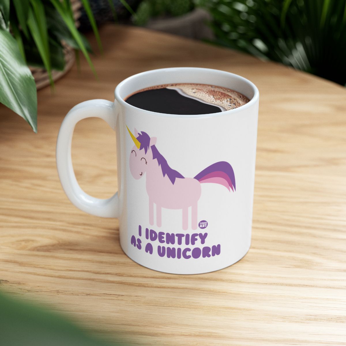 I Identify As A Unicorn Coffee Mug Fun Gift Idea