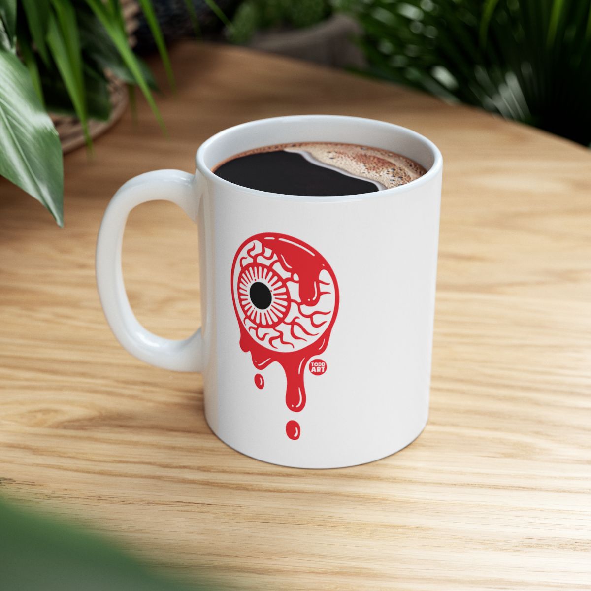 Eyeball Dripping Design Coffee Mug for Your Unique Style