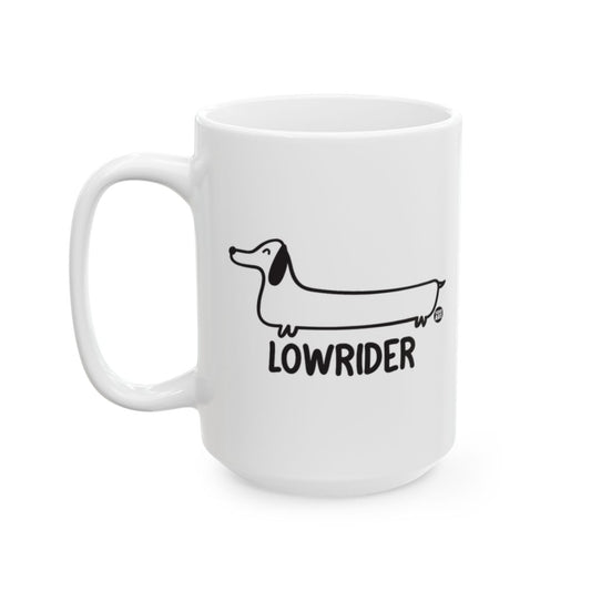 Lowrider Dog Illustration Large Coffee Mug