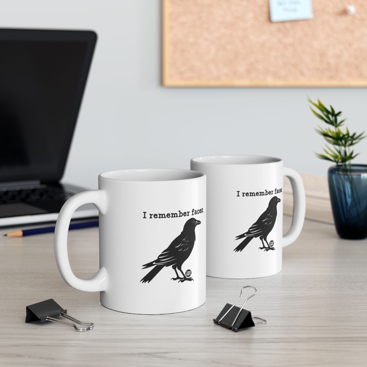I Remember Facts Crow Design Coffee Mug