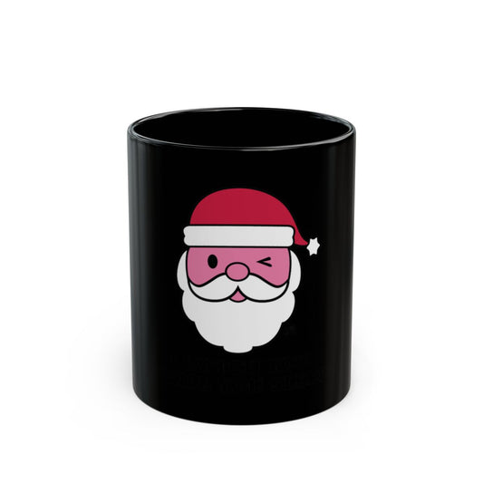Santa Winking Face Festive Holiday Drinkware Gift