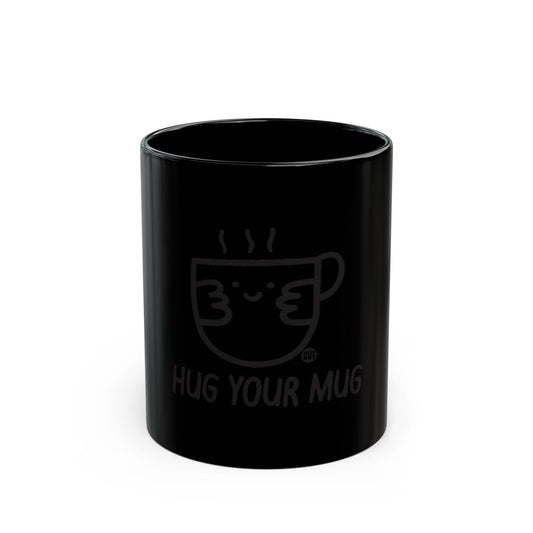 Hug Your Mug with Cute Mug Design Black Coffee Cup