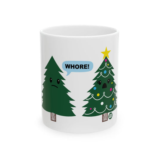 Funny Christmas Trees with Quote Mug Product
