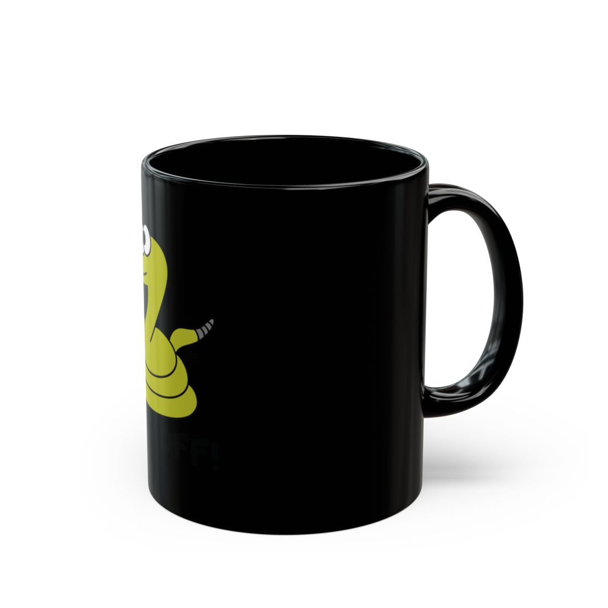 Funny Cartoon Snake Design Printed Coffee Mug