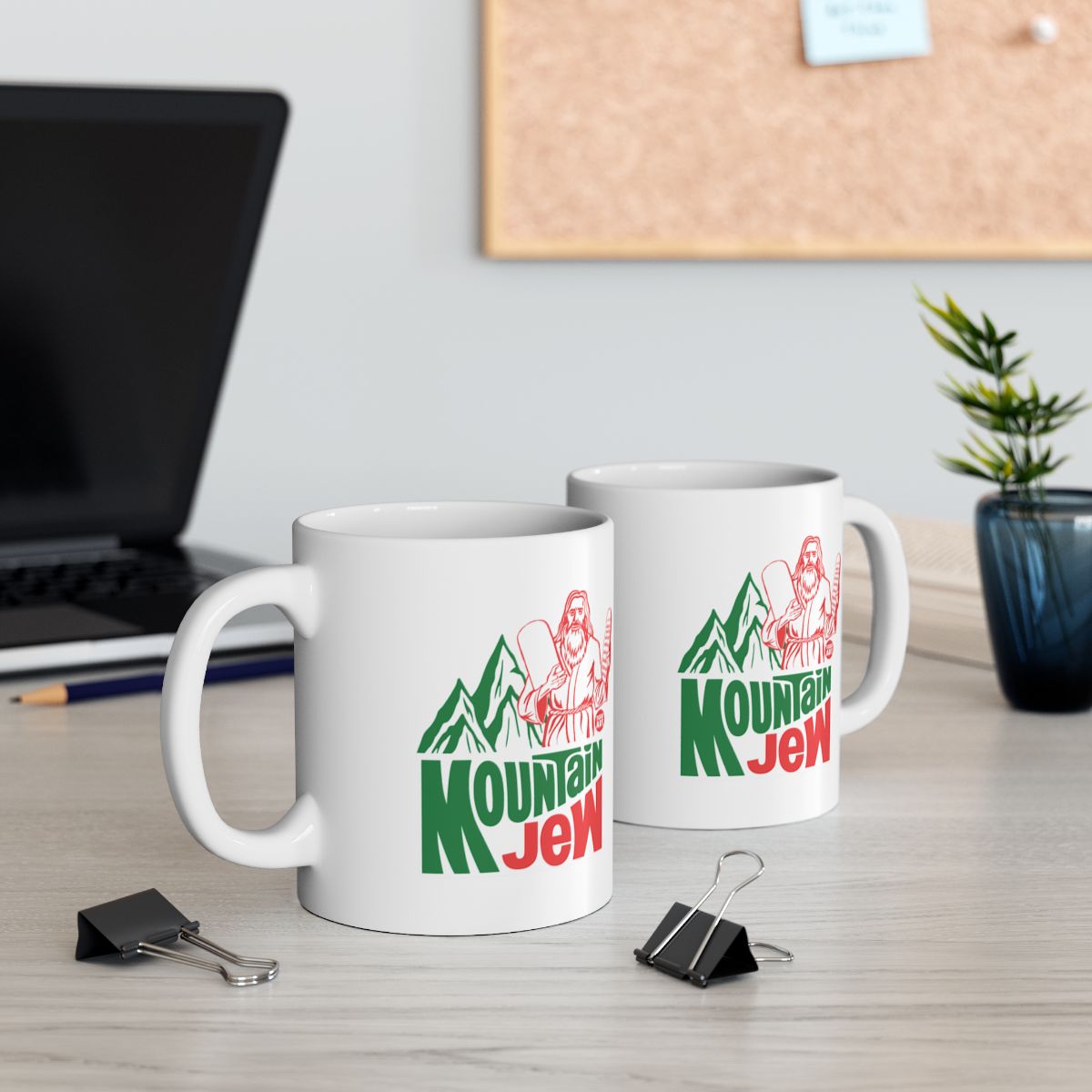 Mountain Jew Graphic Print Coffee Mug